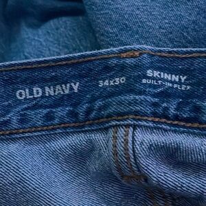 Old navy skinny blue jeans
